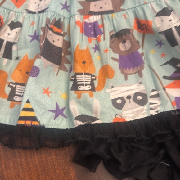 Ric Rac & Ruffles Outfit & Bow size 6 - Picture 3 of 4